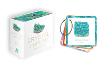 Load image into Gallery viewer, Crystal Flashcards: 50 full-color cards with metal ring-hold