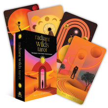 Load image into Gallery viewer, Radiant Wilds Tarot: Navigate Inner Desert Dreamscapes (78 Full-Color Cards and 128-Page Guidebook)