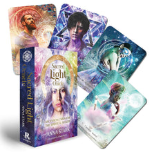 Load image into Gallery viewer, Sacred Light Oracle: Ascension Cards for the Spiritual Seeker (36 Full-Color Cards and 96-Page Guidebook)