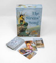 Load image into Gallery viewer, The Sirens’ Song: Divining the Depths with Lenormand & Kipper Cards (Includes 40 Lenormand Cards, 38 Kipper Cards & 144-Page Full Color Guidebook)