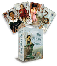 Load image into Gallery viewer, The Sirens’ Song: Divining the Depths with Lenormand & Kipper Cards (Includes 40 Lenormand Cards, 38 Kipper Cards & 144-Page Full Color Guidebook)