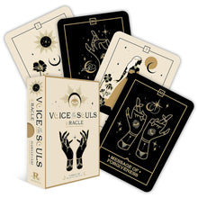 Load image into Gallery viewer, Voice of the Souls Oracle: 44 Full-Color, Gilded Cards and 176-Page Guidebook
