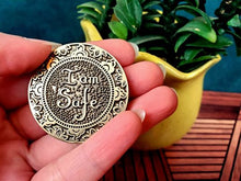 Load image into Gallery viewer, I am Safe Mantra Medallion