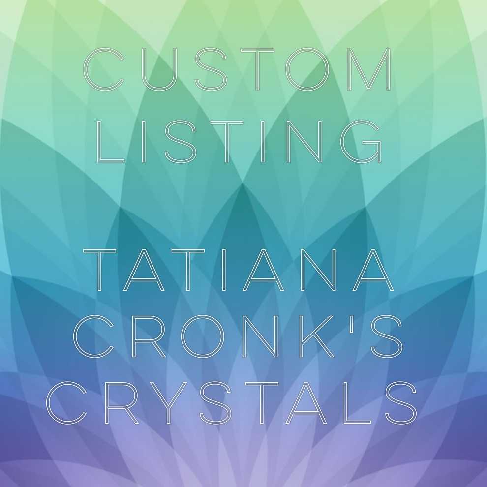 Custom Listing: Tatiana Cronk