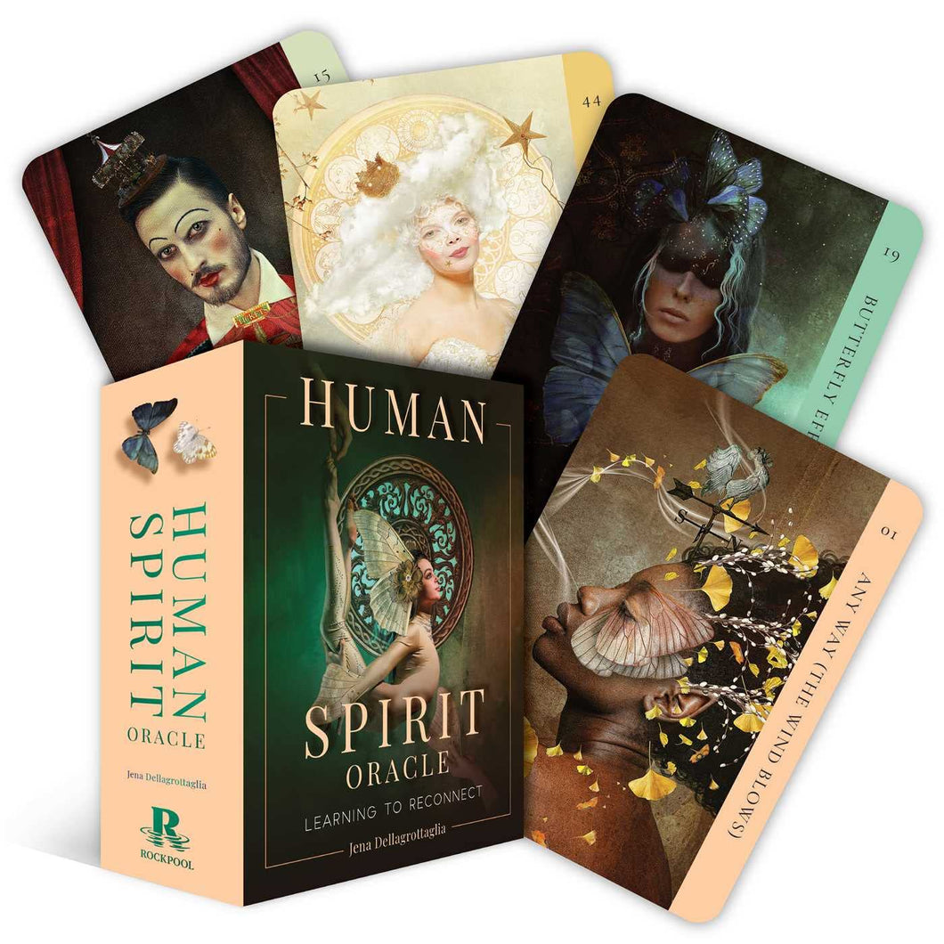 Human Spirit Oracle: Learning to Reconnect (44 Gilded Cards with 128 Full-Color Guidebook)