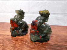 Load image into Gallery viewer, Africa Bloodstone Horse Carvings
