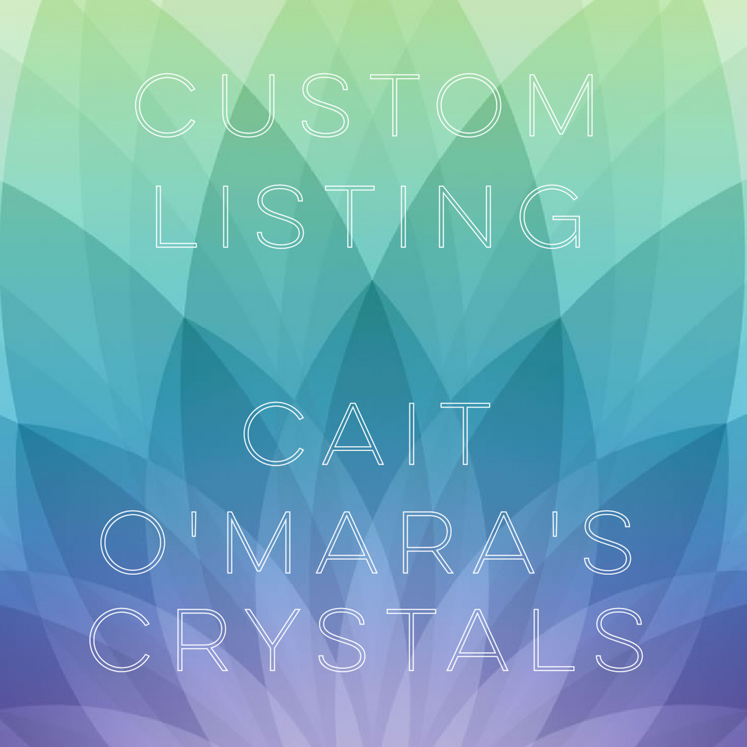 Custom Listing: Cait O'Mara