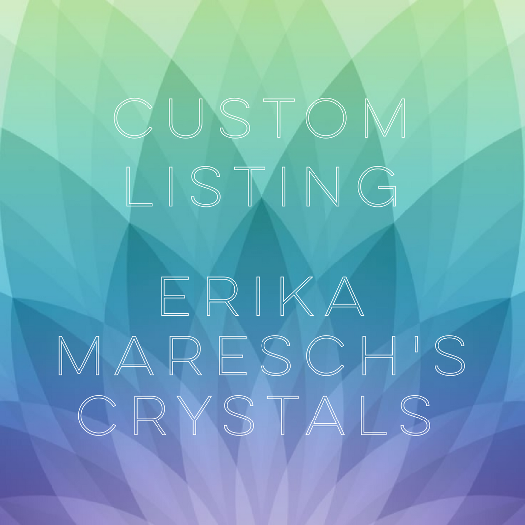 Custom Listing: Erika Maresch