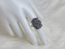 Load image into Gallery viewer, Desert Druzy Sterling Silver Ring, size 8
