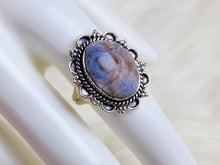 Load image into Gallery viewer, Desert Druzy Sterling Silver Ring, size 8.25
