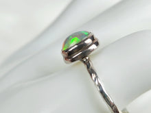 Load image into Gallery viewer, Ethiopian Opal Sterling Silver Ring, size 4.75
