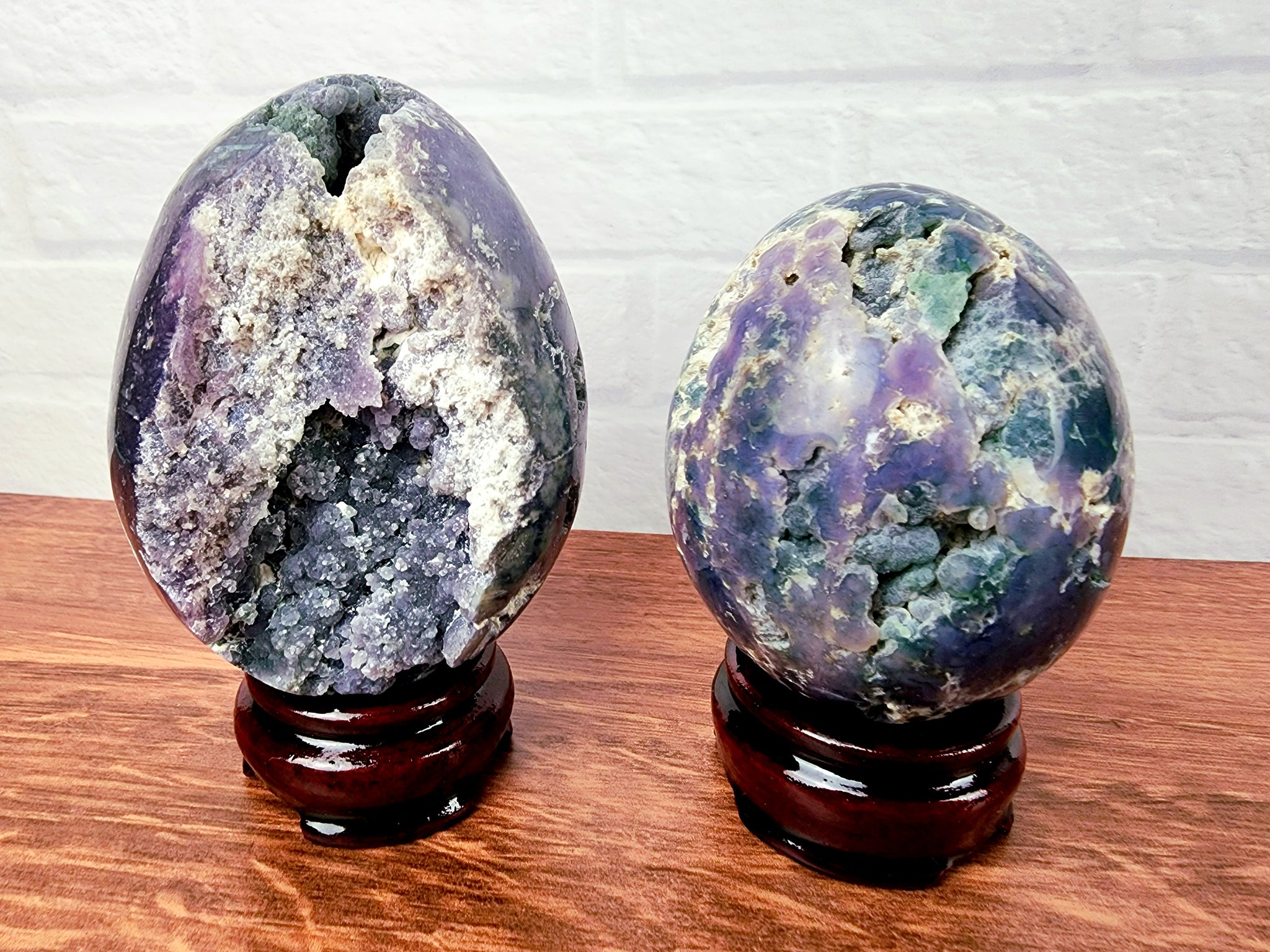 Grape Geode Grape Agate Geode Eggs – Earthsong Oasis