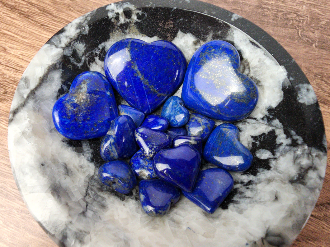 Lapis Lazuli Mini Hearts