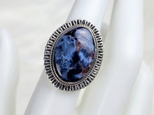 Load image into Gallery viewer, Pietersite Sterling Silver Ring, size 6.75
