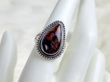 Load image into Gallery viewer, Pietersite Sterling Silver Ring, size 7.75
