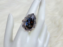 Load image into Gallery viewer, Pietersite Sterling Silver Ring, size 8
