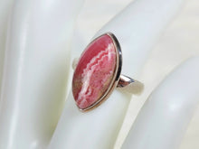 Load image into Gallery viewer, Rhodochrosite Sterling Silver Ring, size 6.75
