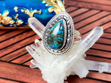 Load image into Gallery viewer, Shattuckite Sterling Silver Ring, size 7.75
