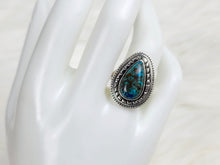 Load image into Gallery viewer, Shattuckite Sterling Silver Ring, size 7.75
