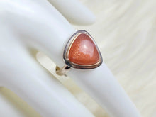 Load image into Gallery viewer, Sunstone Sterling Silver Ring, size 9
