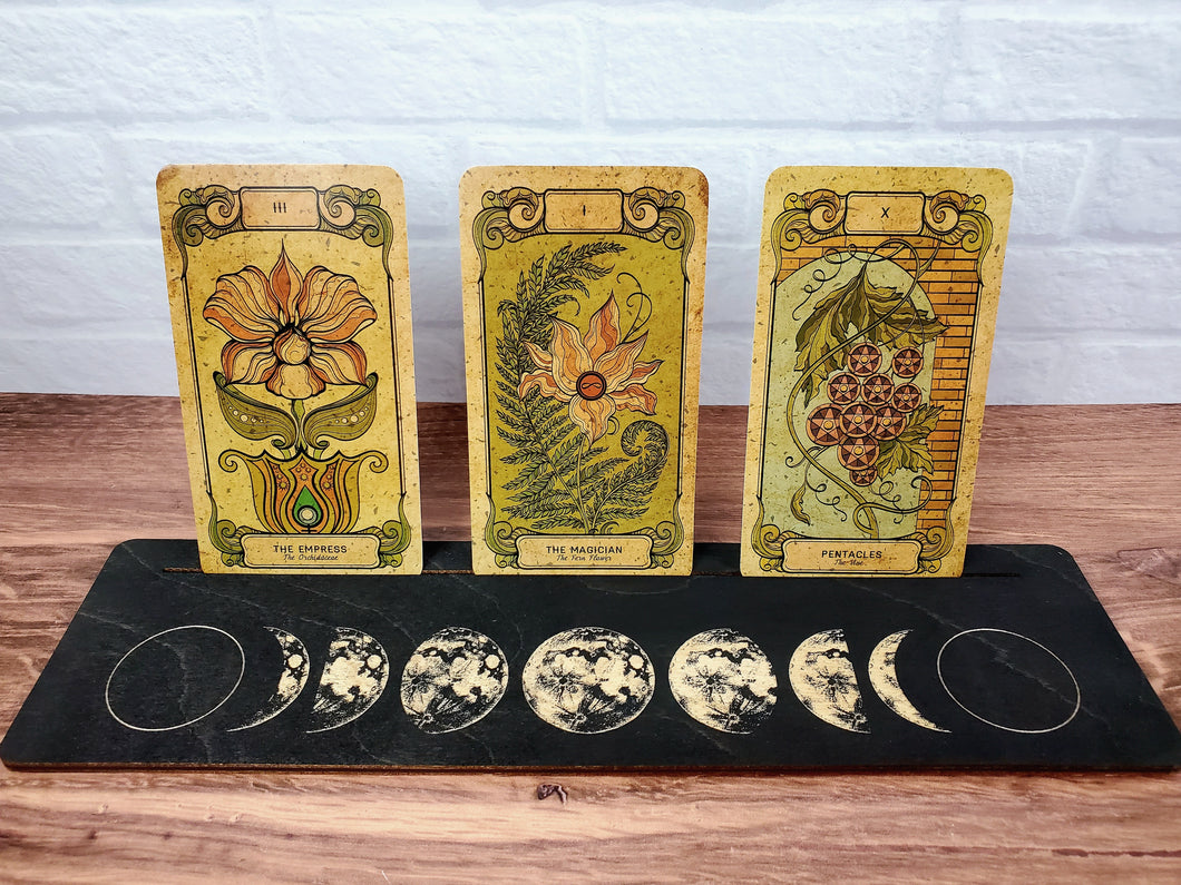 3-Card Tarot Stand - Moon Phases